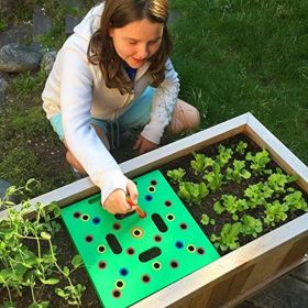 Seeding Square sowing template  Planting Board  Gardening Gardening Vegetable Seed Spacing Tool